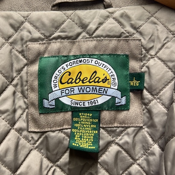 Cabelas sued like winter jacket size Large - Picture 5 of 10